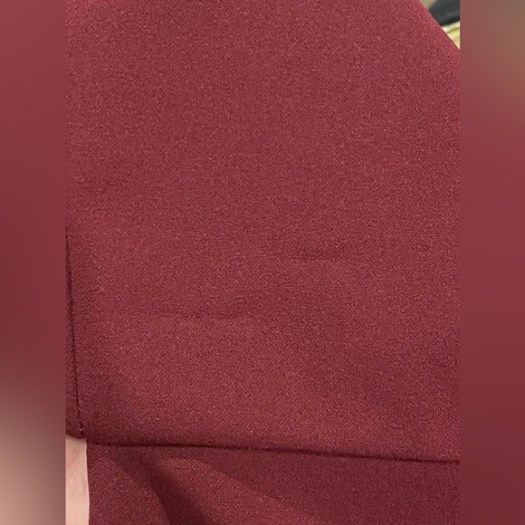 LULUS Divinely Dynamite Burgundy One-Shoulder Maxi Dress - Picture 6 of 7